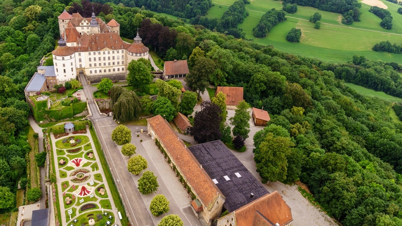 Schloss Langenburg von oben