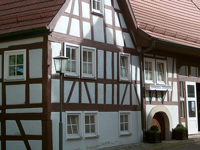 Fachwerk in der hinteren Gasse